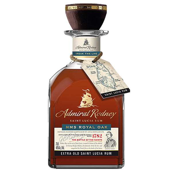 Admiral Rodney HMS Royal Oak Extra Old Saint Lucia Rum