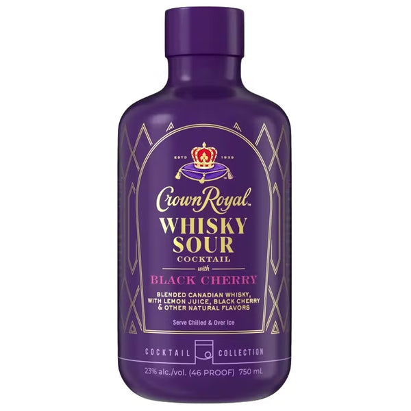 Crown Royal Black Cherry Whisky Sour Cocktail – InternetWines.com
