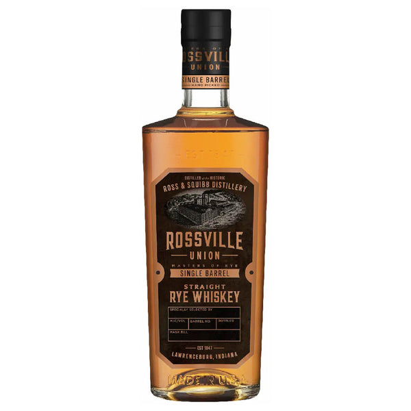 Rossville Union Single Barrel Rye Whiskey - TW – InternetWines.com