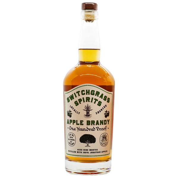 Switchgrass Spirits Apple Brandy 100 Proof