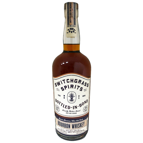 Switchgrass BottledinBond Bourbon