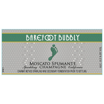Barefoot Bubbly Moscato Spumante Sparkling