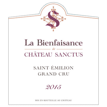 La Bienfaisance de Chateau Sanctus St.-Emilion 2015