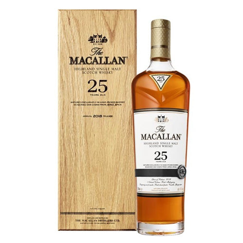 The Macallan25年 シングルモルトウイスキー 空き箱空き瓶6個専用 Macallan 25yr Sherry Oak Single Malt Scotch – InternetWines.com