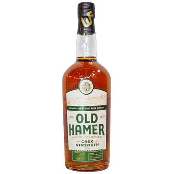 Old Hamer Cask Strength Straight Rye Whiskey