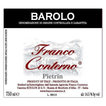 Franco Conterno Pietrin Barolo 2018