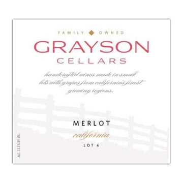 Grayson Cellars Merlot 2018