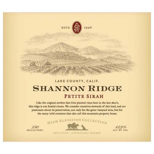 Shannon Ridge High Elevation Petite Sirah 2020