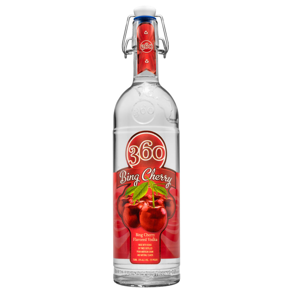 360 Bing Cherry Flavored Vodka – InternetWines.com