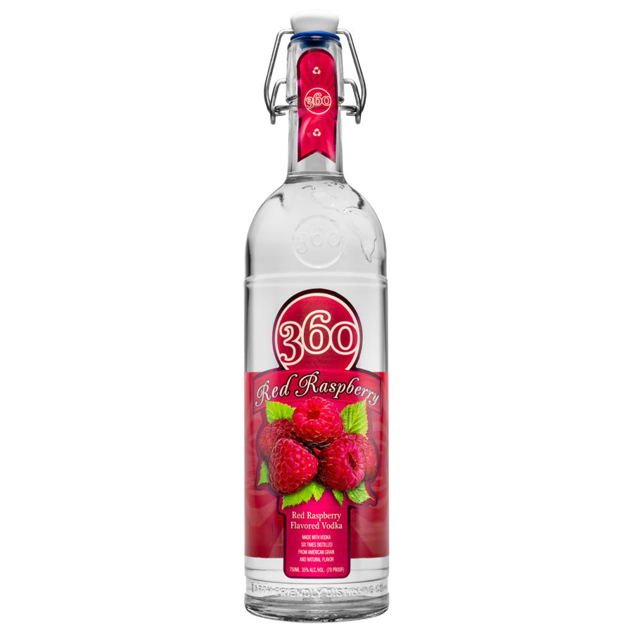 Vodka R350 360 Red Raspberry Flavored Vodka – InternetWines.com