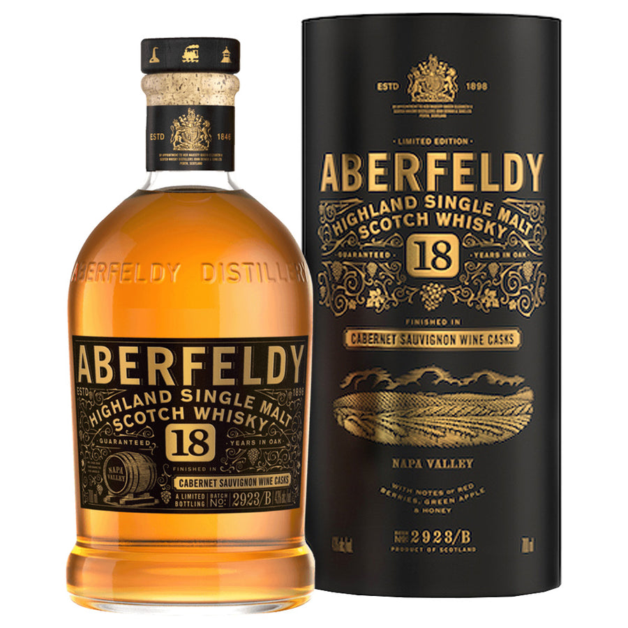アバフェルディ18年RED　WINE CASKS Aberfeldy 18yr Napa Valley Red Wine Cask – InternetWines.com
