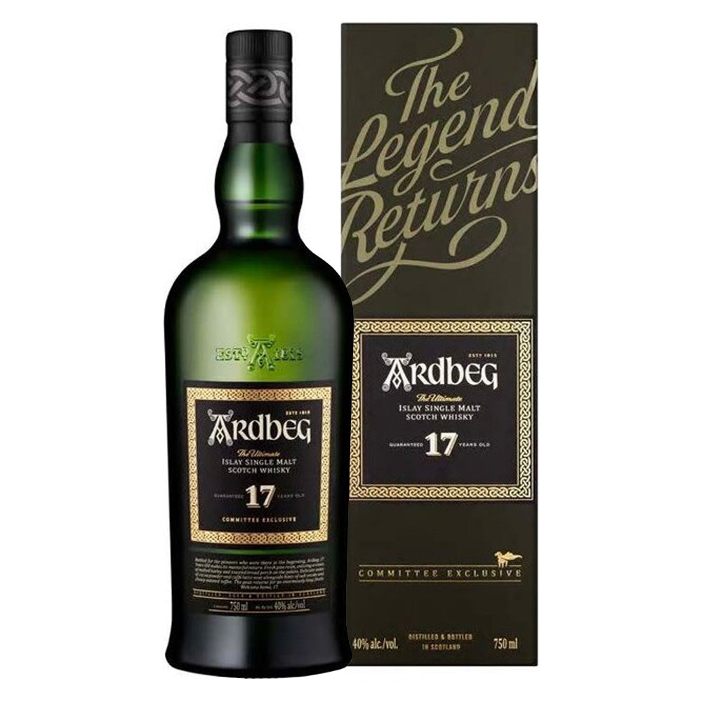 【新品未開封】Ardbeg17年　700ml Ardbeg 17yr The Legend Returns Committee Exclusive – InternetWines.com