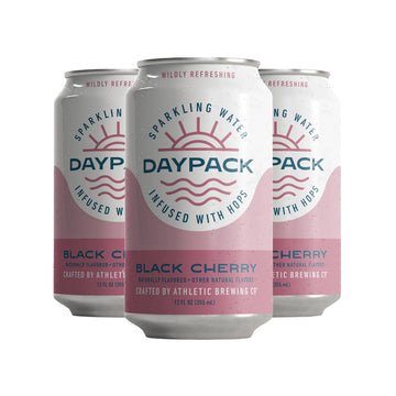 Athletic DayPack Black Cherry Sparkling Hops Water 6pk/12oz Cans