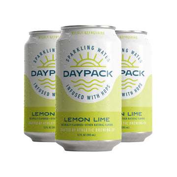 Athletic DayPack Lemon Lime Sparkling Hops Water 6pk/12oz Cans