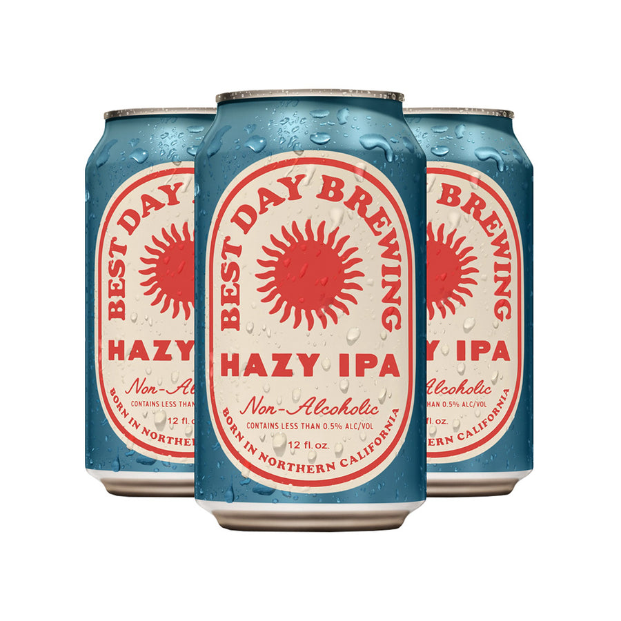 Best Day Brewing Non-Alcoholic Hazy IPA 6pk/12oz Cans