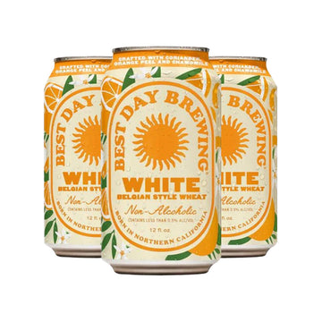 Best Day Brewing Non-Alcoholic White Belgian Wheat 6pk/12oz Cans