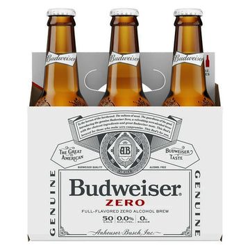 Budweiser Zero NA Beer 6pk/12oz Bottles