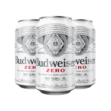 Budweiser Zero NA Beer 6pk/12oz Cans