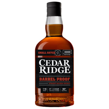 Cedar Ridge Barrel Proof Bourbon