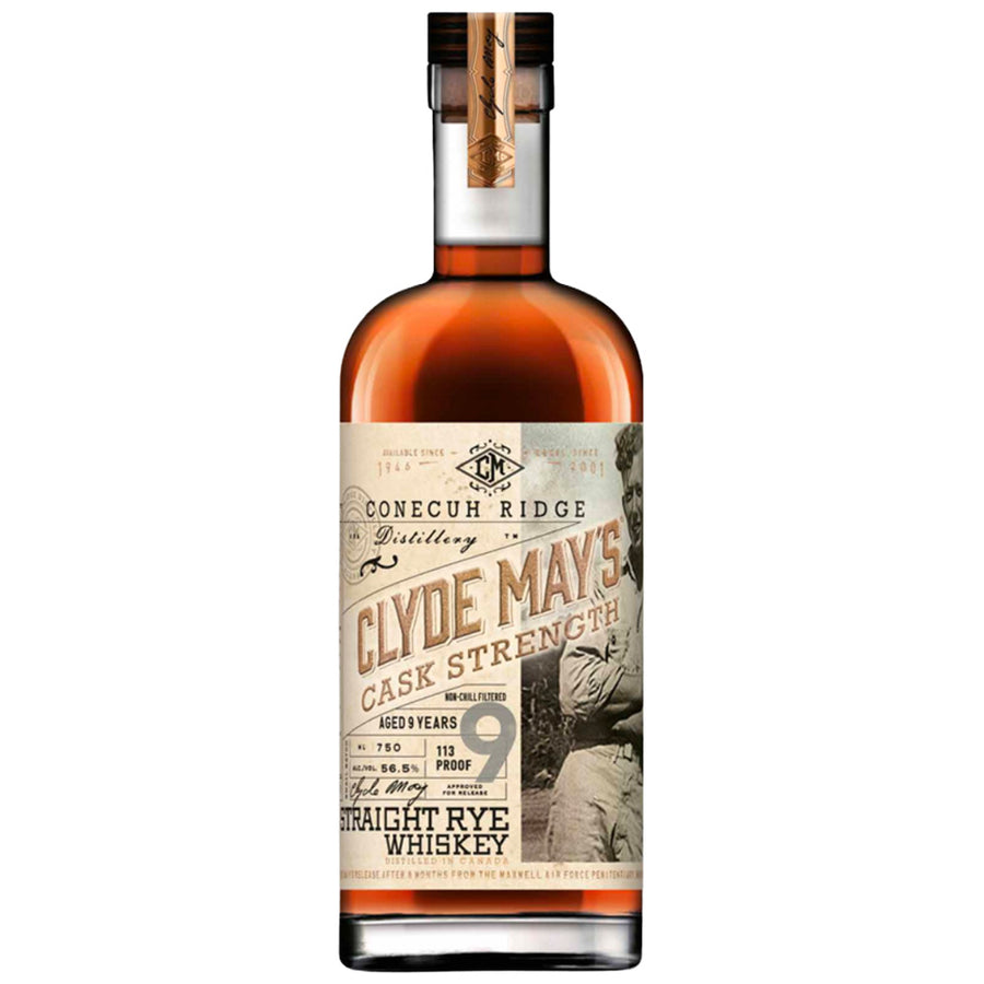 Clyde May's 9yr Cask Strength Rye Whiskey