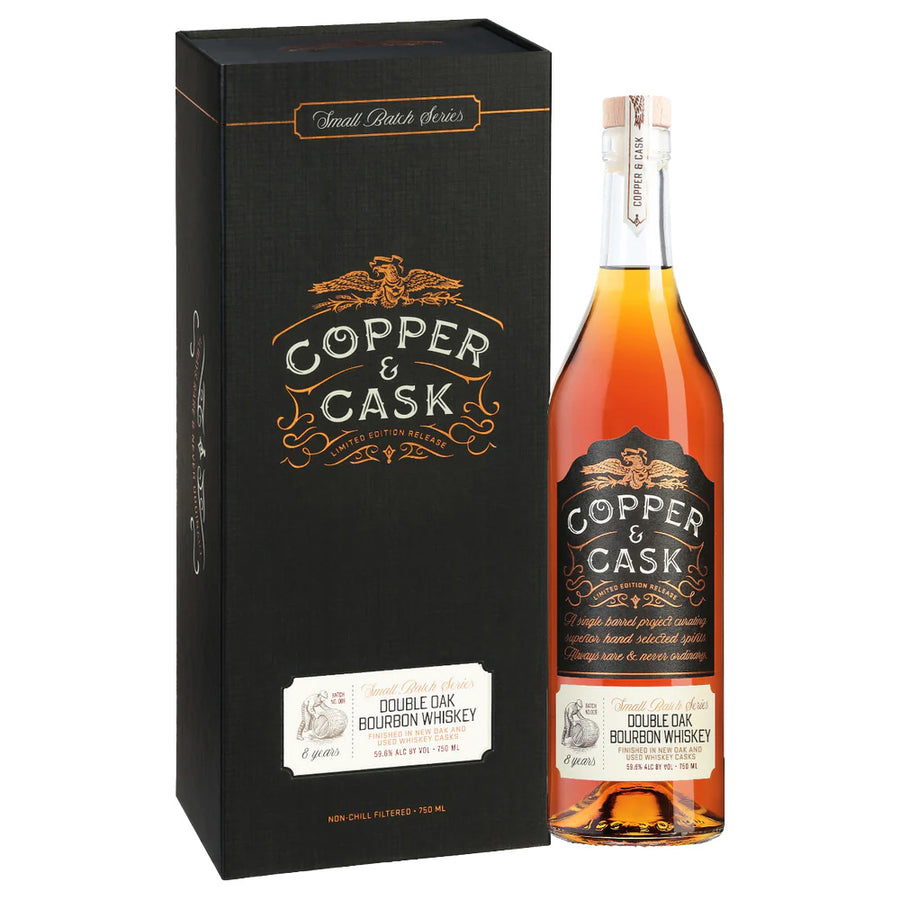 Copper & Cask Small Batch Series 8yr Double Oak Bourbon