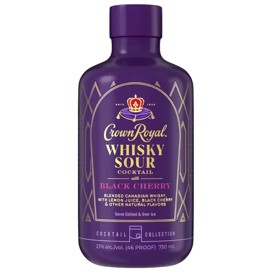 Crown Royal Black Cherry Whisky Sour Cocktail