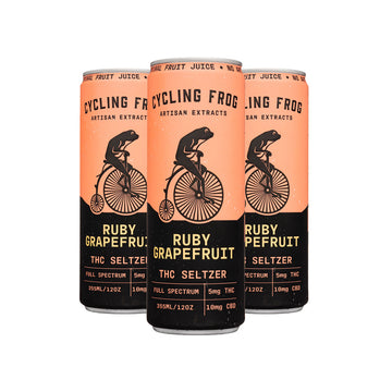 Cycling Frog Ruby Grapefruit THC Seltzer 6pk/12oz Cans