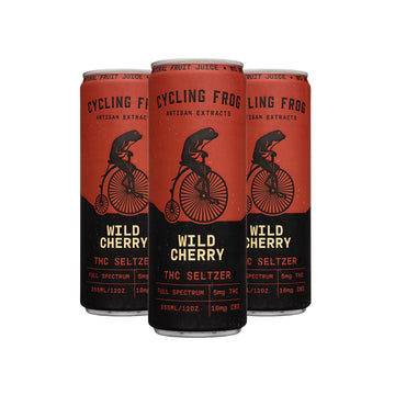 Cycling Frog Wild Cherry THC Seltzer 6pk/12oz Cans