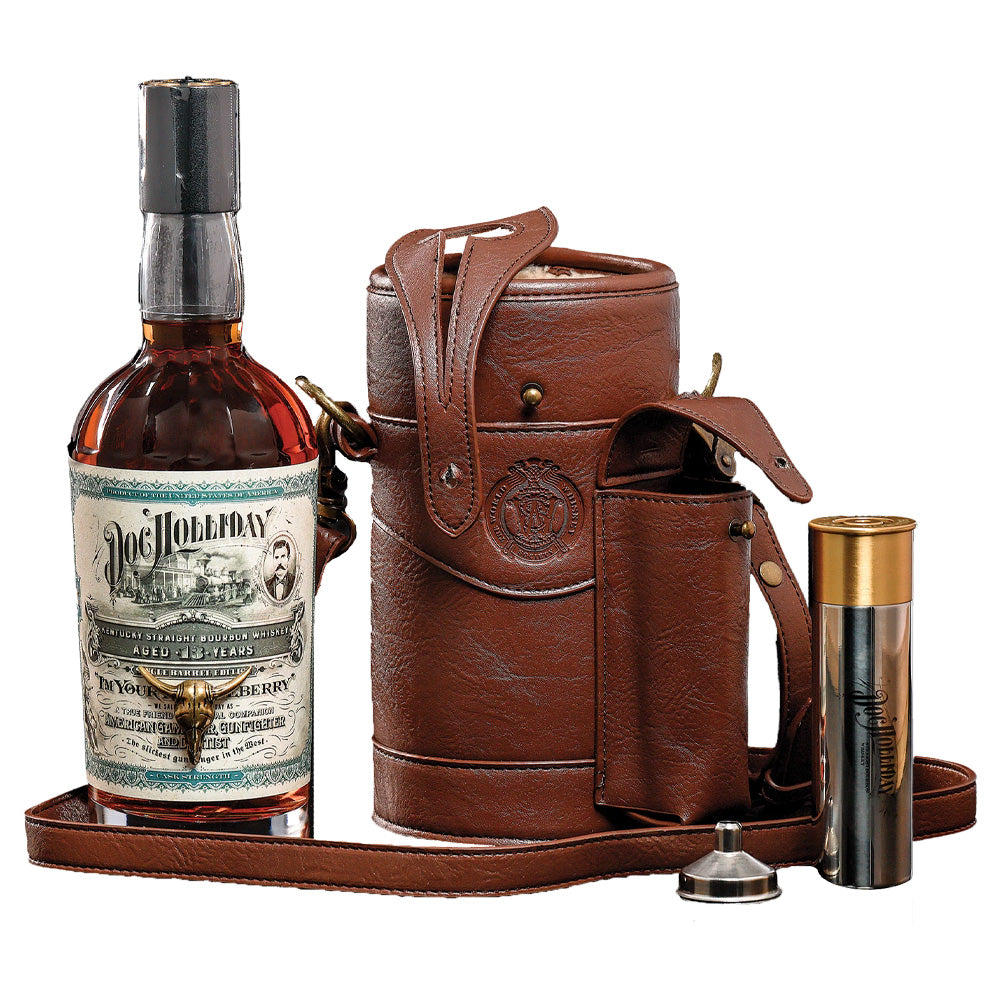 Doc Holliday 13yr Bourbon w/ Hunter's Bag Gift Set – InternetWines.com