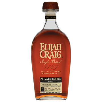 Elijah Craig 11yr Barrel Proof Private Single Barrel