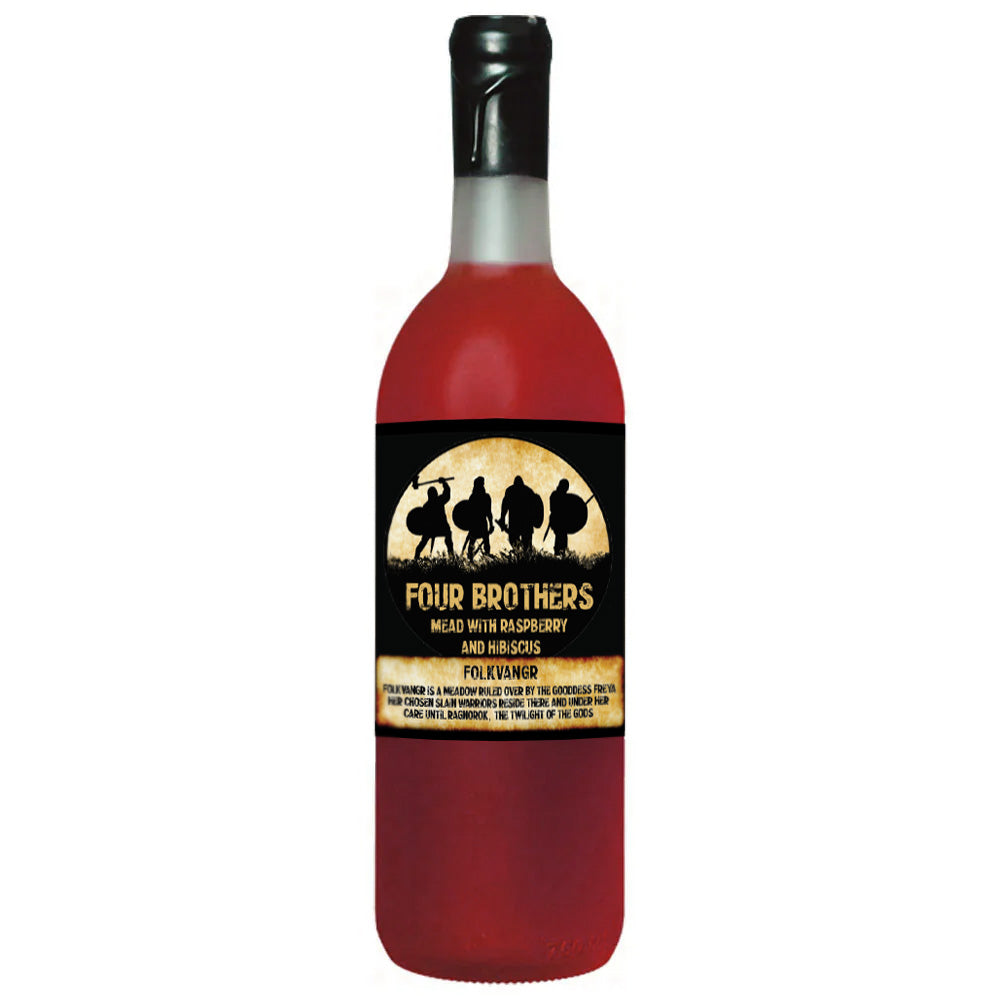 Four Brothers Folkvangr Raspberry & Hibiscus Mead – InternetWines.com