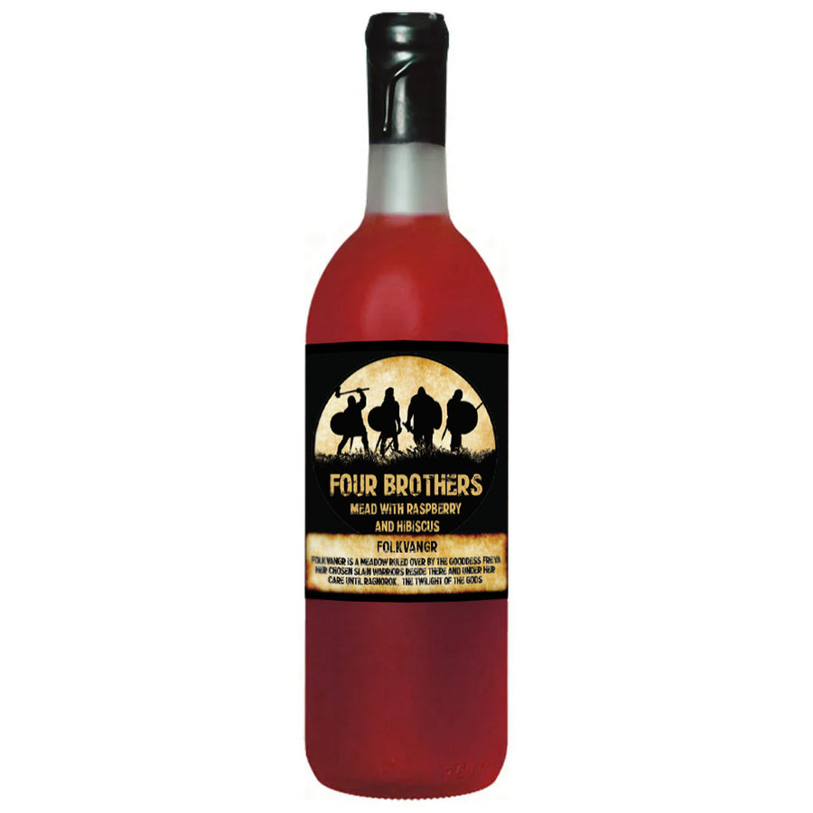 Four Brothers Folkvangr Raspberry & Hibiscus Mead – InternetWines.com