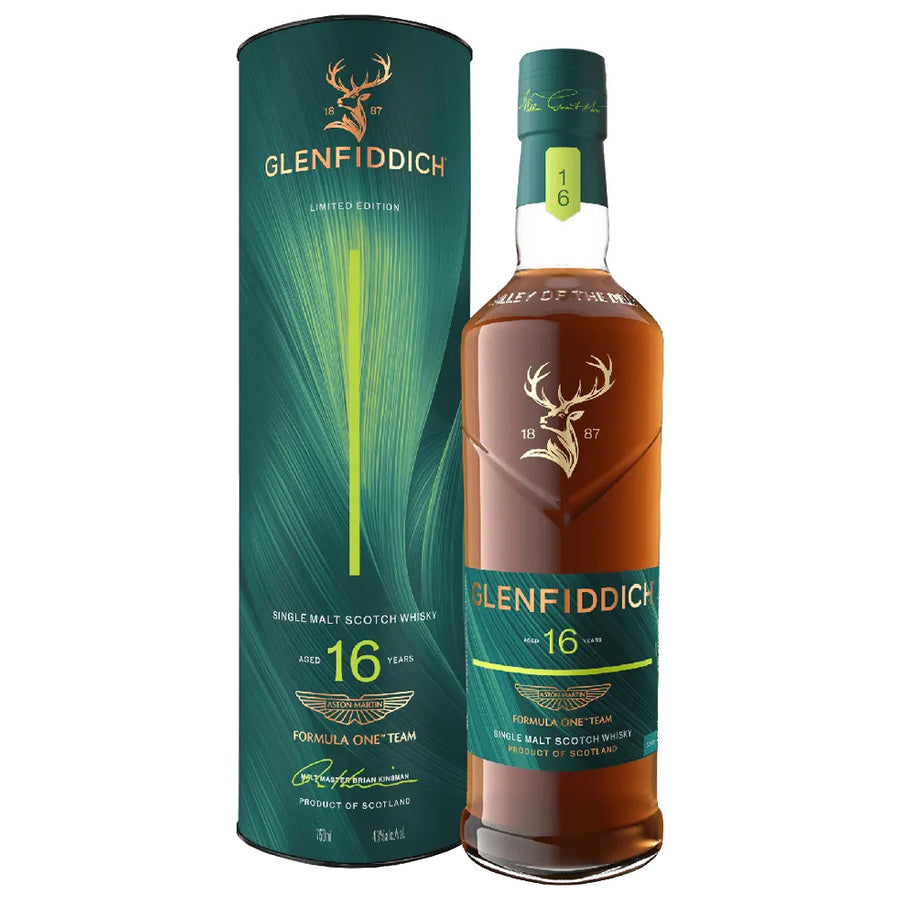 Glenfiddich 16yr Aston Martin F1 Single Malt Scotch - Release No