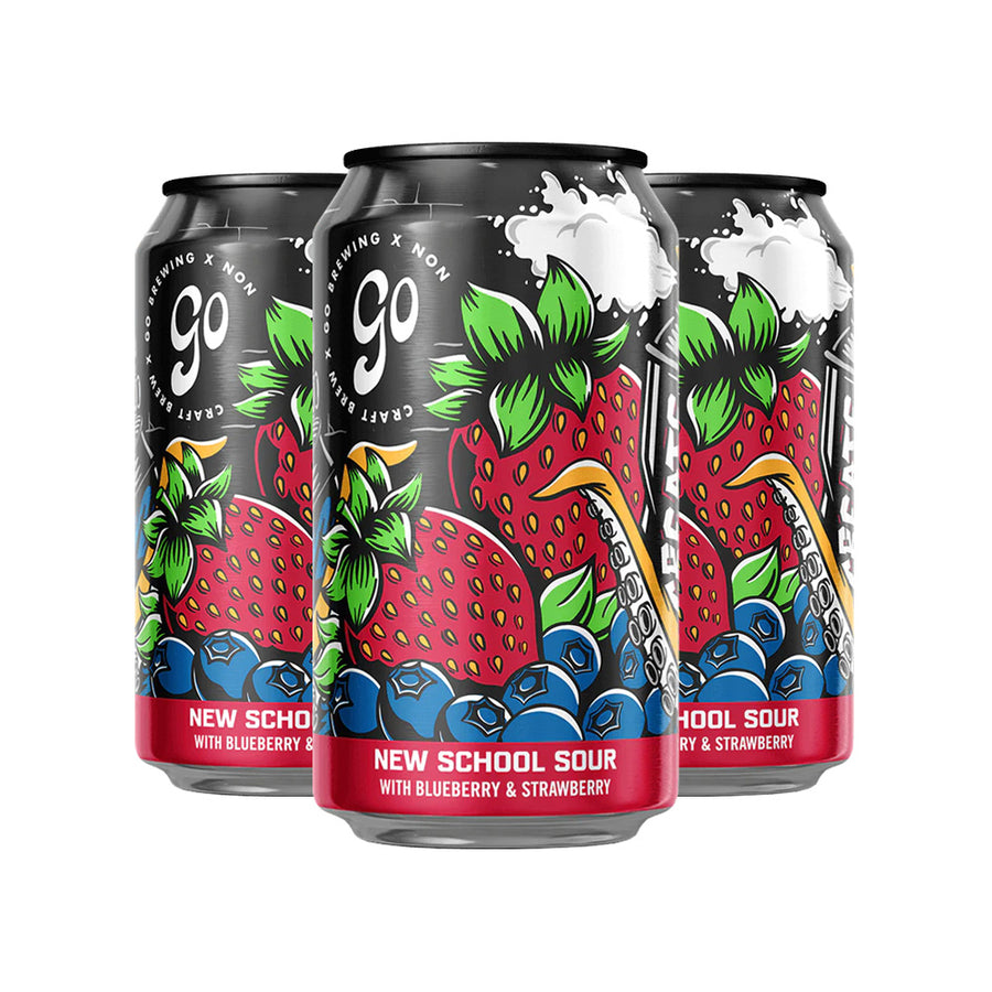 Go Brewing Non-Alcoholic New School Sour Berry 6pk/12oz Cans
