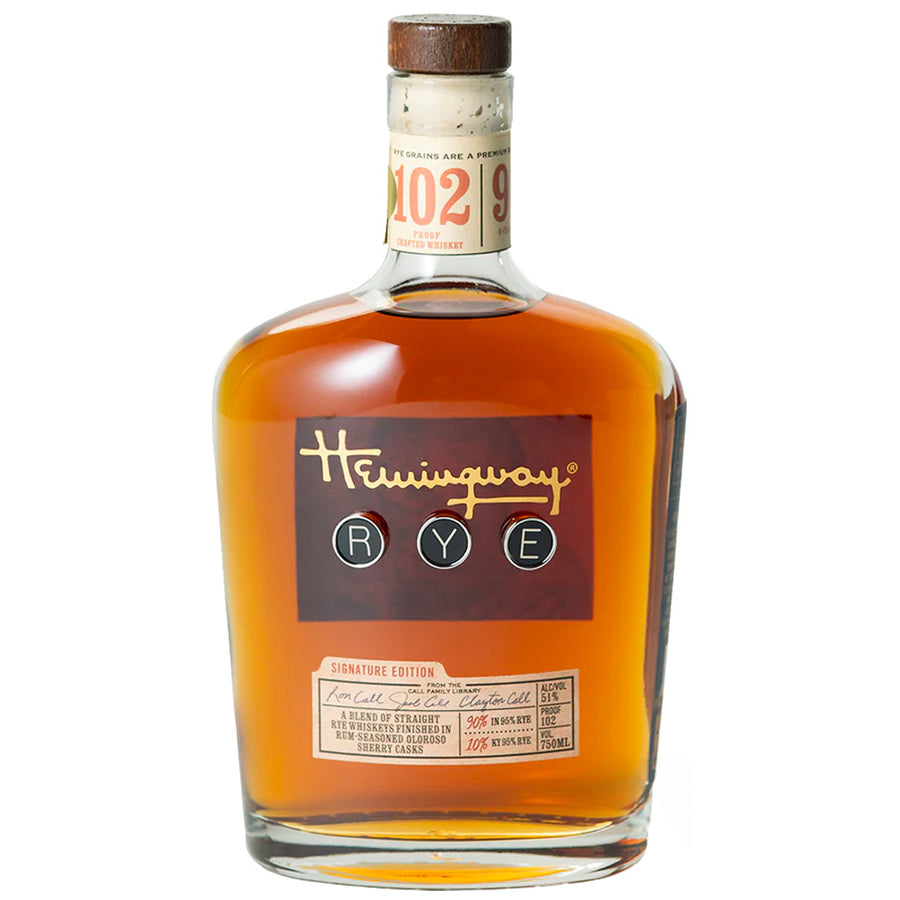 Hemingway Signature Edition Rye Whiskey – InternetWines.com