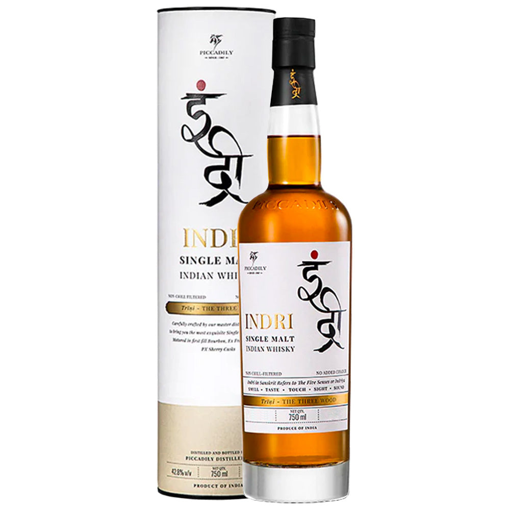 Indri Trini The Three Wood Single Malt Indian Whisky