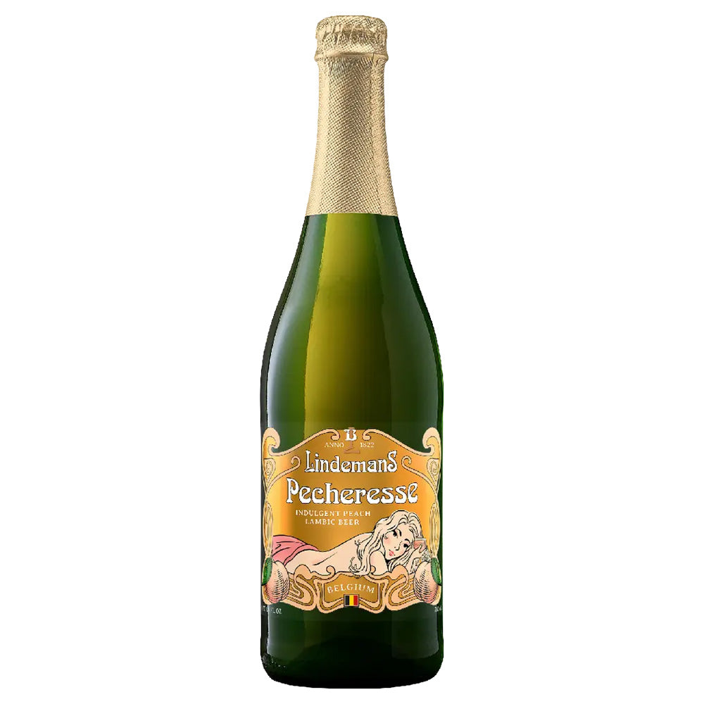 Gilles Sacksick、les peches de La Roche Lindemans Pecheresse Peach Lambic 750ml Bottle – InternetWines.com