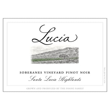 Lucia Soberanes Vineyard Pinot Noir 2018