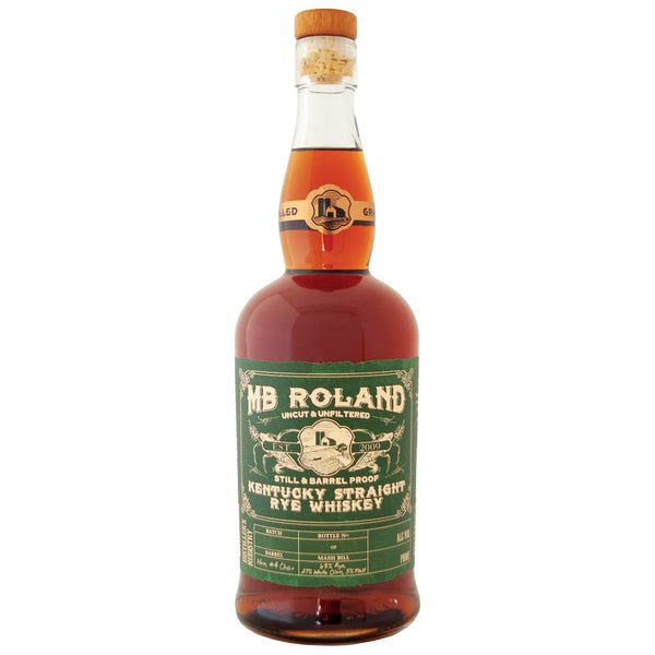 MB Roland Still & Barrel Proof Rye Whiskey – InternetWines.com