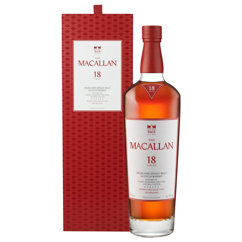 Macallan 18yr Sherry Oak Single Malt Scotch - 2025 Release