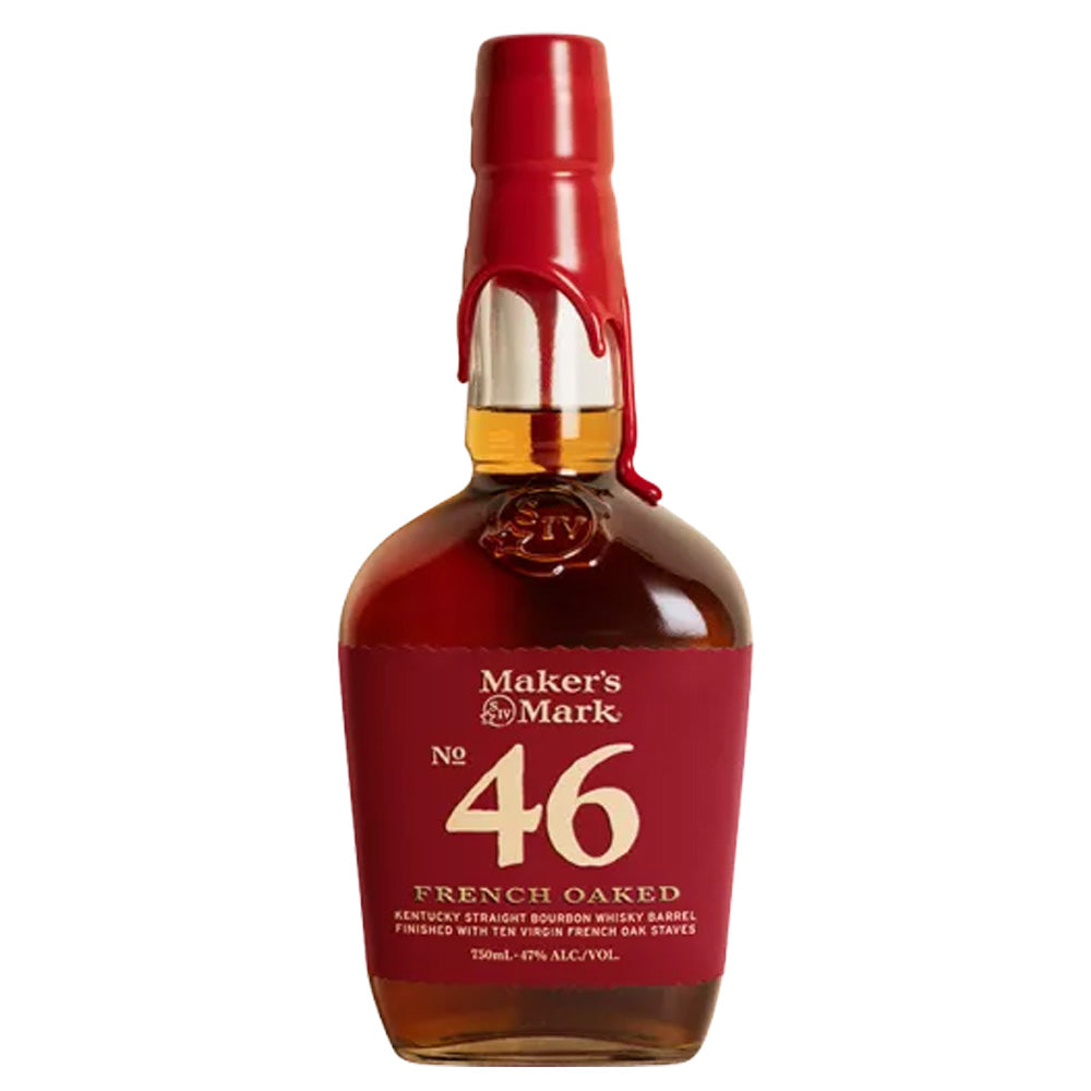 ブランデー Kentucky Bourbon Whiskey 46% 93 Proof Maker's Mark 46 French Oaked Bourbon Whisky – InternetWines.com
