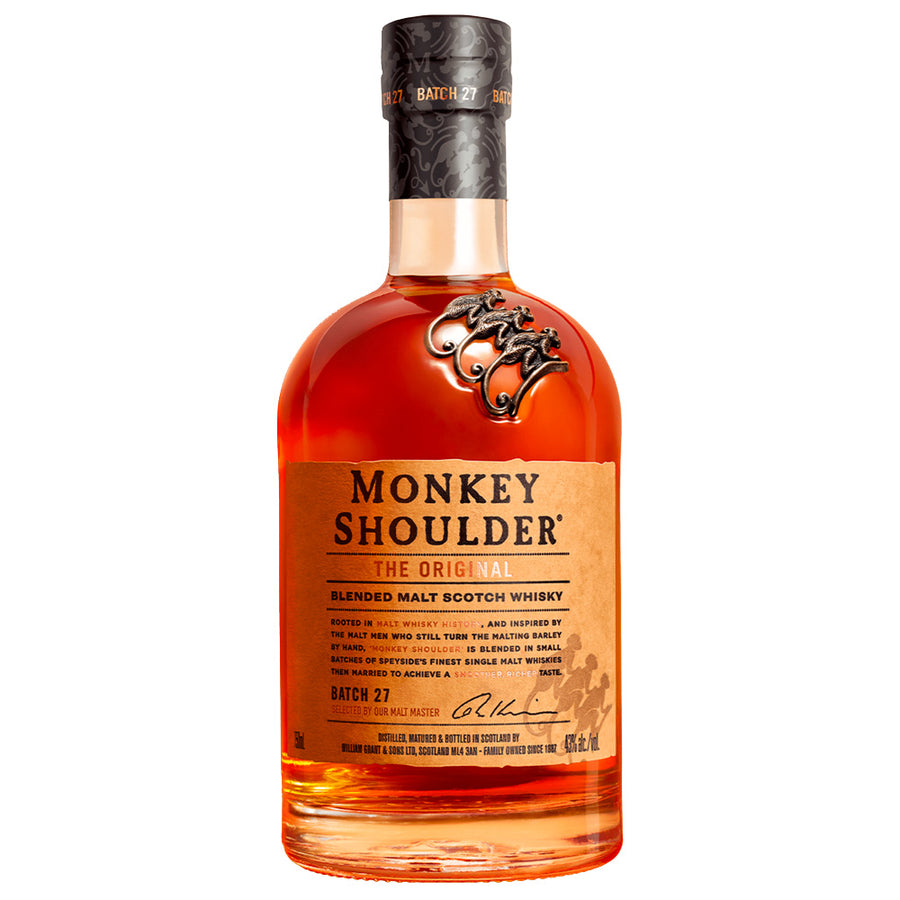 Monkey Shoulder Whisky, Blended Malt Scotch - 750 ml