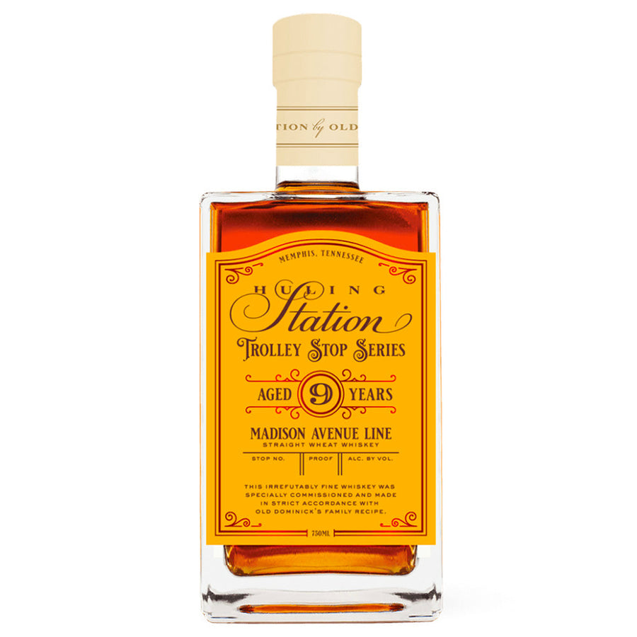 Old Dominick Huling Station Madison Avenue Line Straight Wheat Whiskey Stop 2 BB King Blvd