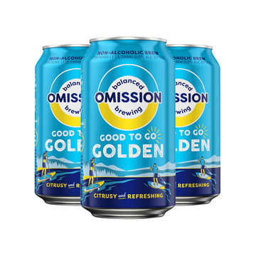 Omission Good To Go Golden NA Beer 6pk/12oz Cans