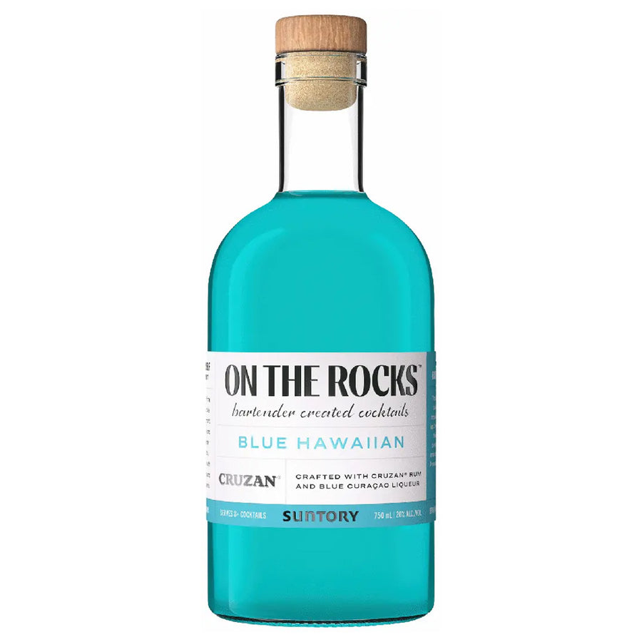 On The Rocks Blue Hawaiian Cocktail w/ Cruzan – InternetWines.com