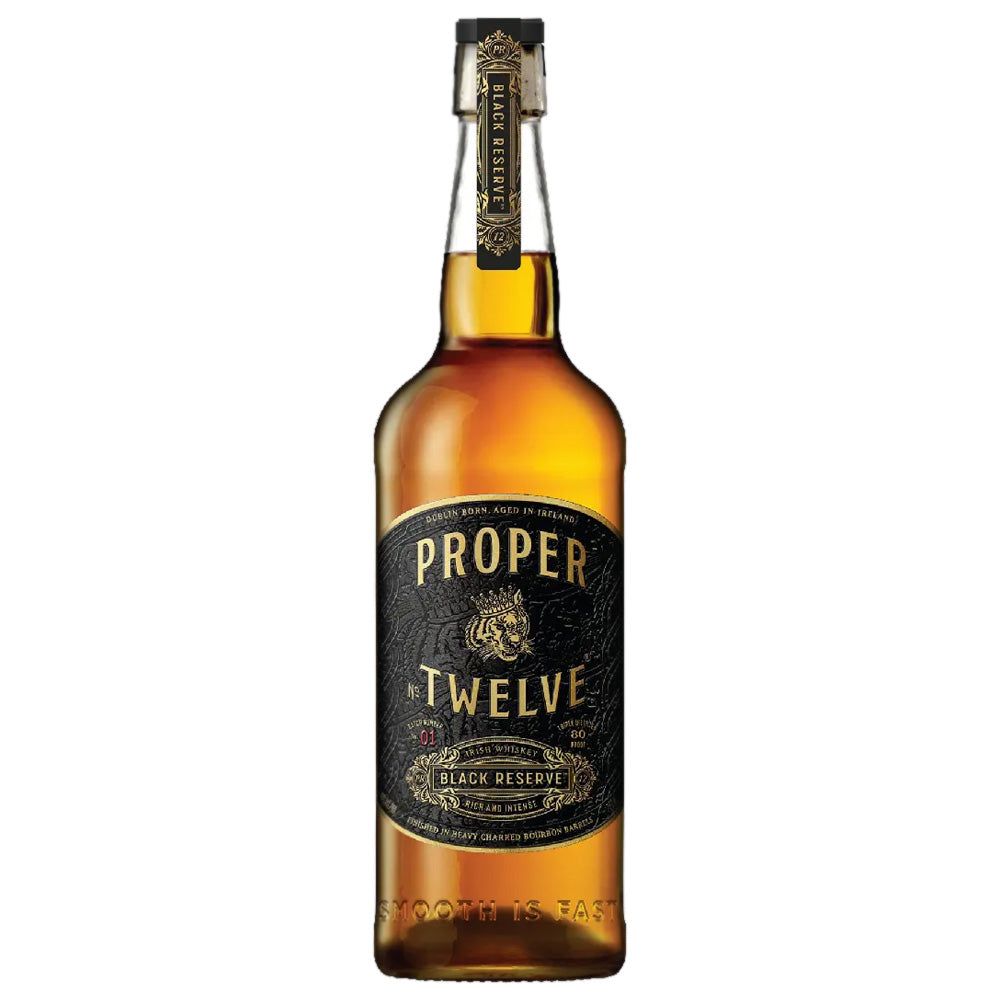 Proper No. Twelve Black Reserve Irish Whiskey – InternetWines.com