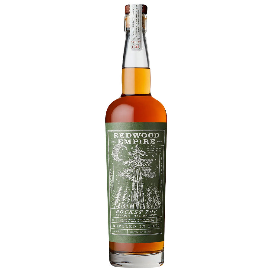 Redwood Empire Rocket Top Bottled-in-Bond Rye Whiskey