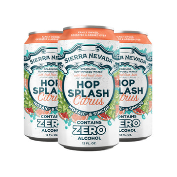 Sierra Nevada Hop Splash Citrus NA Sparkling Hop Water 6pk/12oz Cans