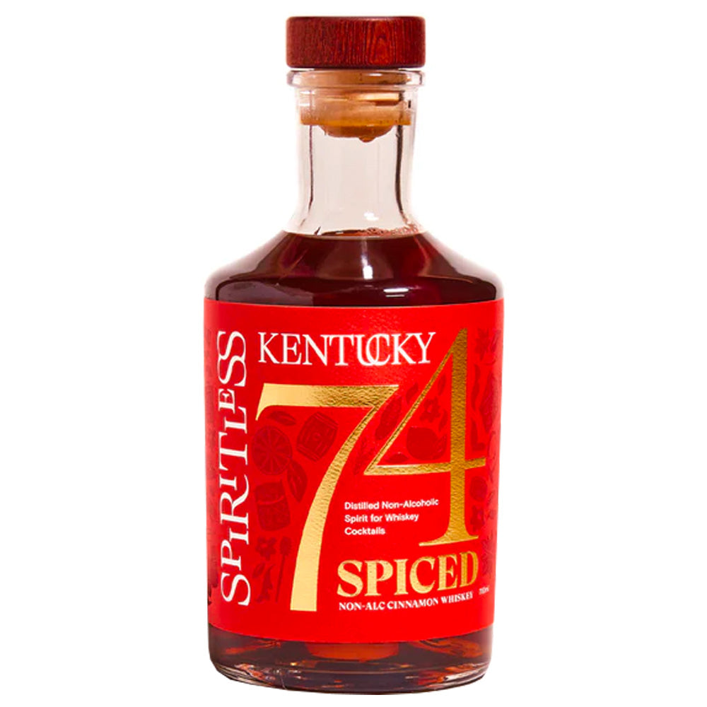 茶 ksks ksksS Spiritless Kentucky 74 Spiced Non-Alcoholic Whiskey