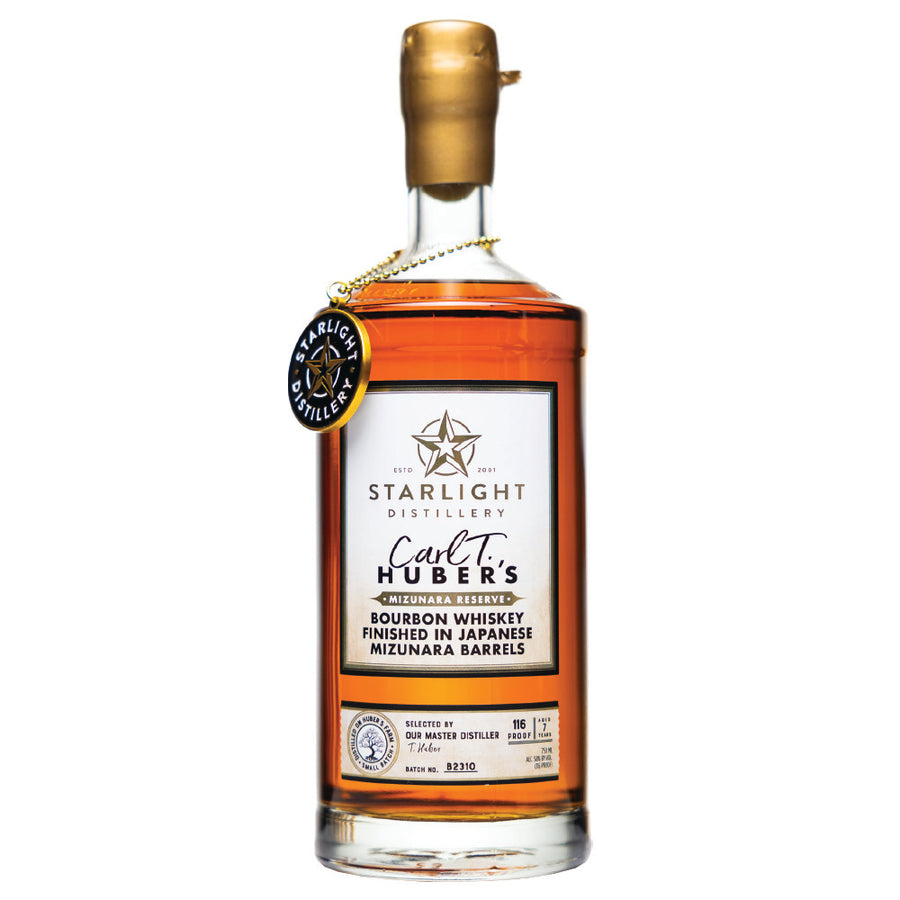 Starlight Distillery Carl T. Huber's Mizunara Reserve Bourbon